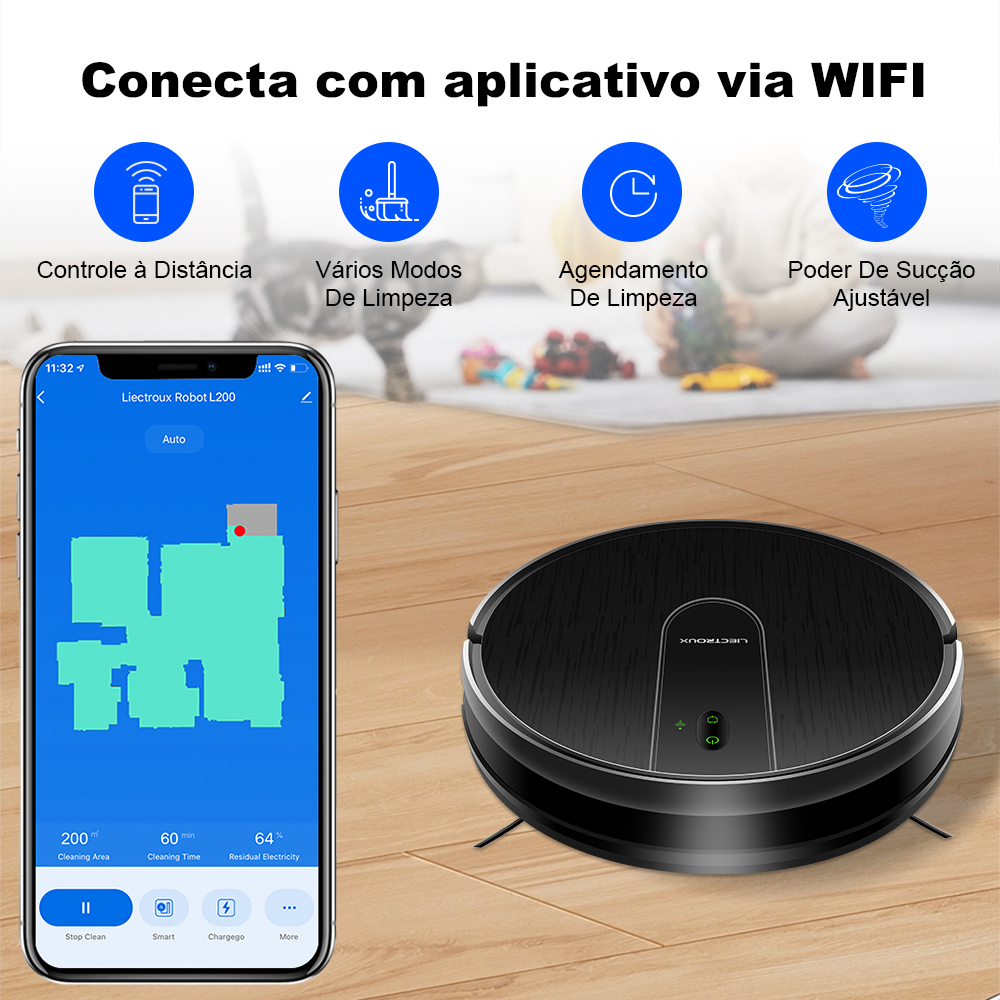 Robô Aspirador Liectroux L200